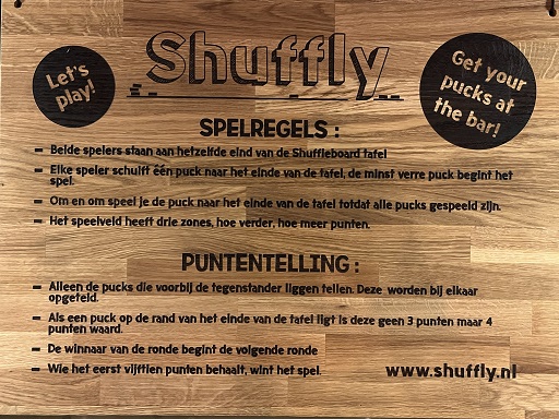 Spelregels spelregels Shuffleboard
